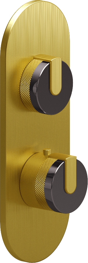 E-8026-R1OXE0-L1BB-BB-T Планка M-Series с 2 ручками - Внешняя часть GRAFF MOD+