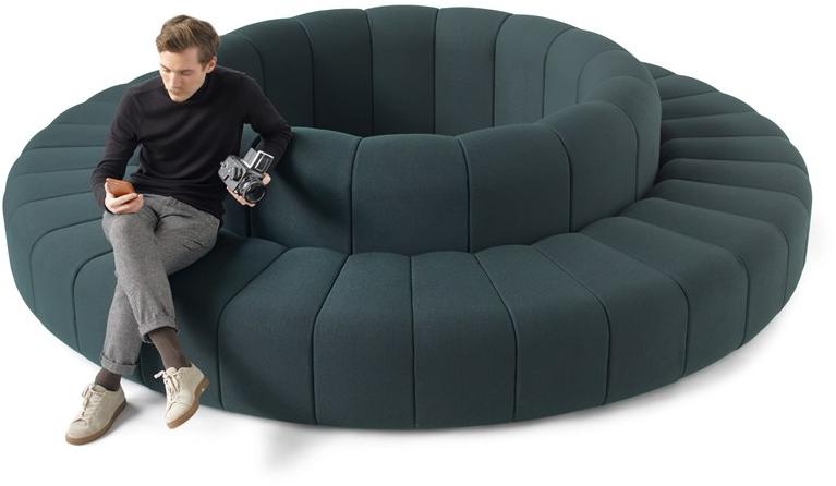 Blå Station Изогнутый диван из ткани Bob Bla Station sun-id-1349258 - Вид №2