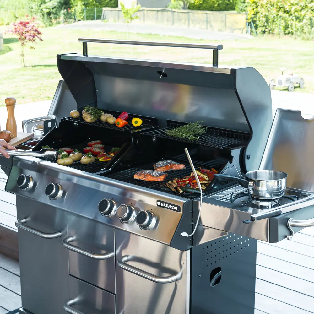 Газовый гриль Naterial Hudson 4 конфорки STLM-2126804 - Вид №47