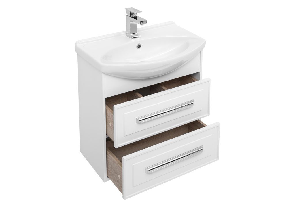 Тумба с раковиной Aquanet Остин 65 белый 0020391600177677 - Вид №3