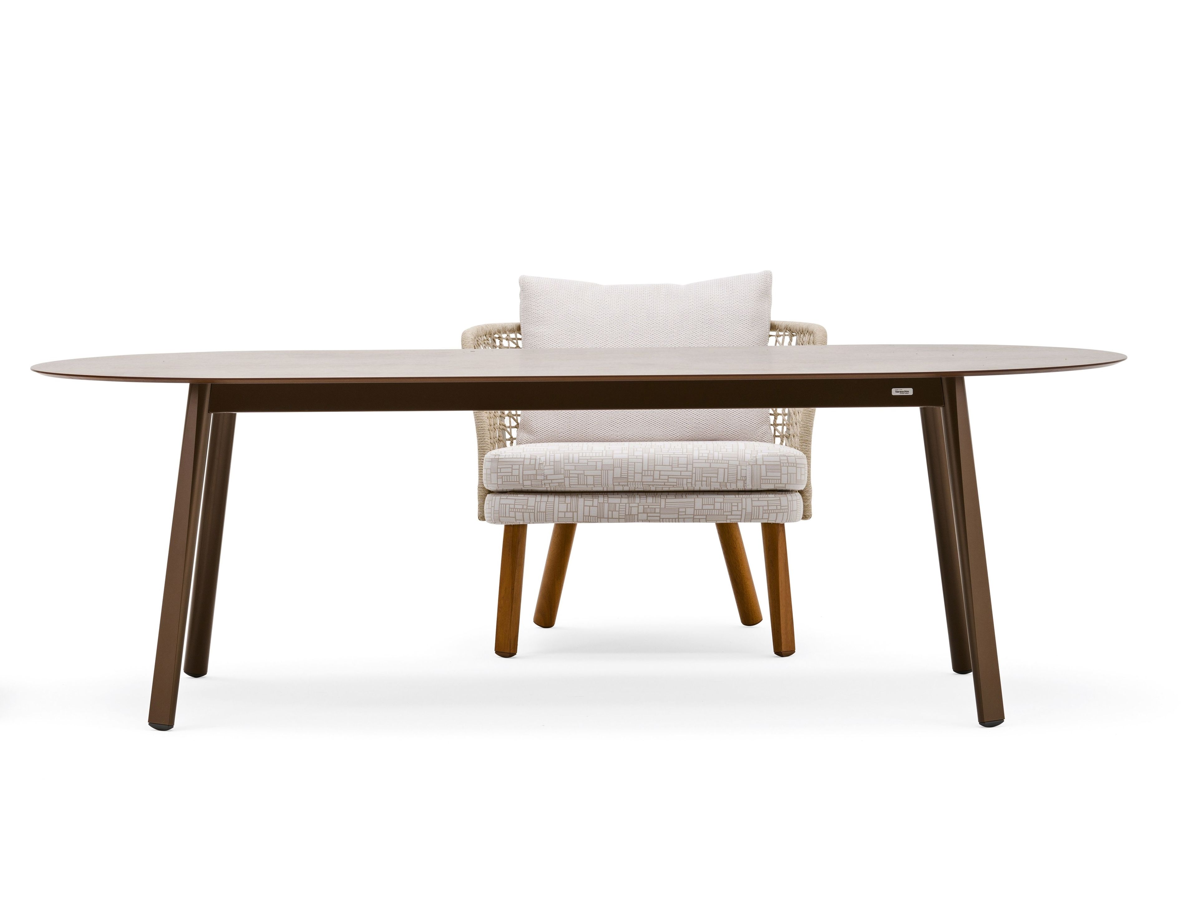 Алюминиевый овальный садовый стол Varaschin Эмма ARCH-00088653