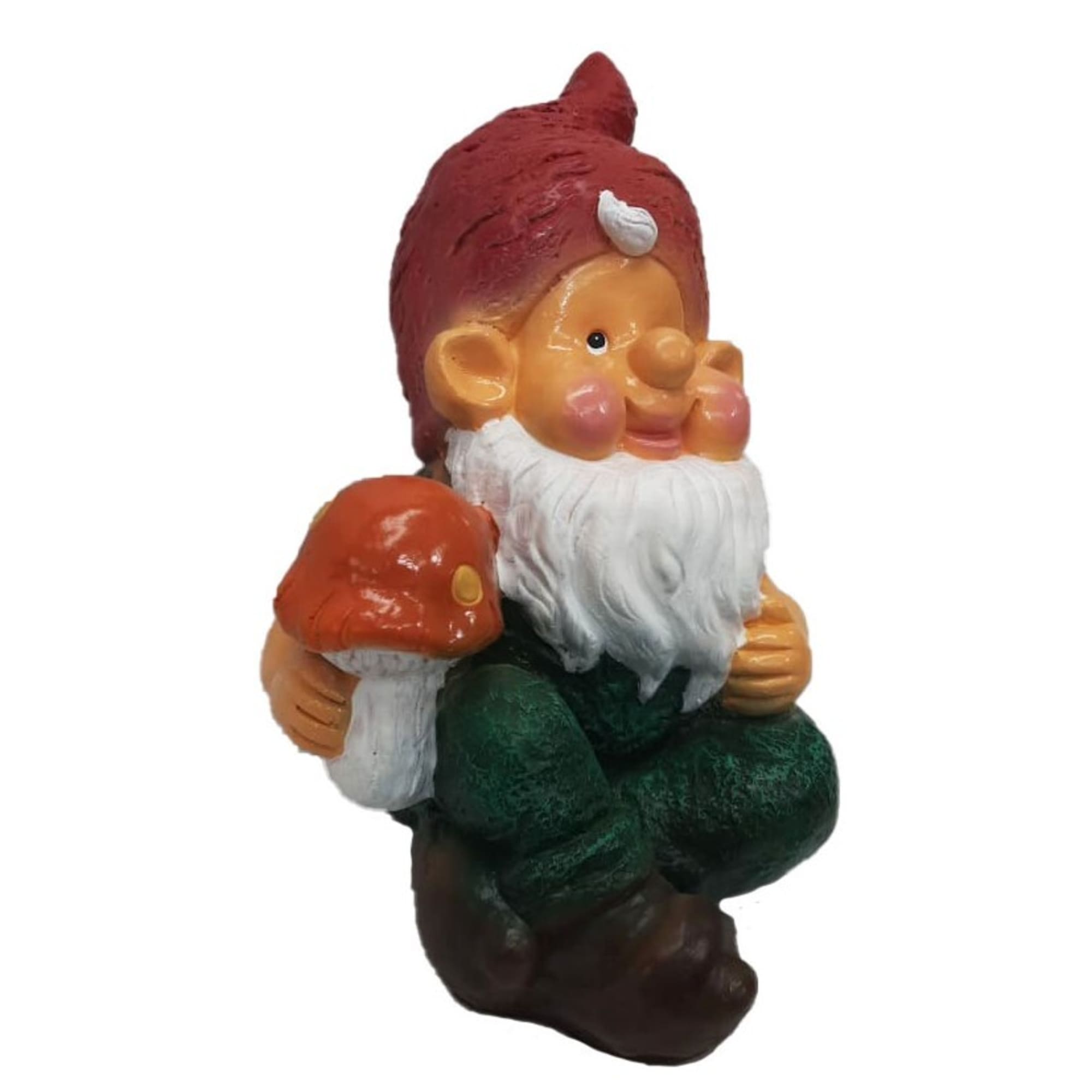 84549153 Фигура садовая «Гном Вася с грибом» высота 33 см Santreyd  - Вид №1