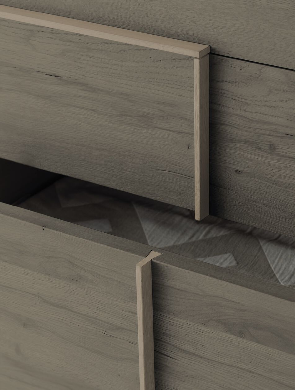 Тумбочка из дуба с ящиками Devina Nais Nova ARCH-00039296 - Вид №1