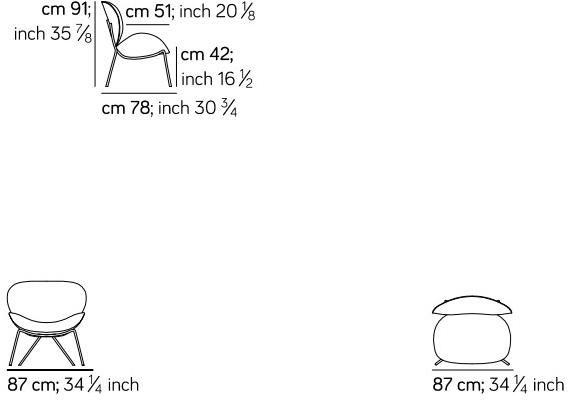 AMURA Кресло из ткани или кожи  Am059.010  - Вид №6
