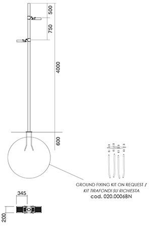 NEXO LUCE Светодиодный садовый светильник Pole nexo luce 6673 - Вид №2