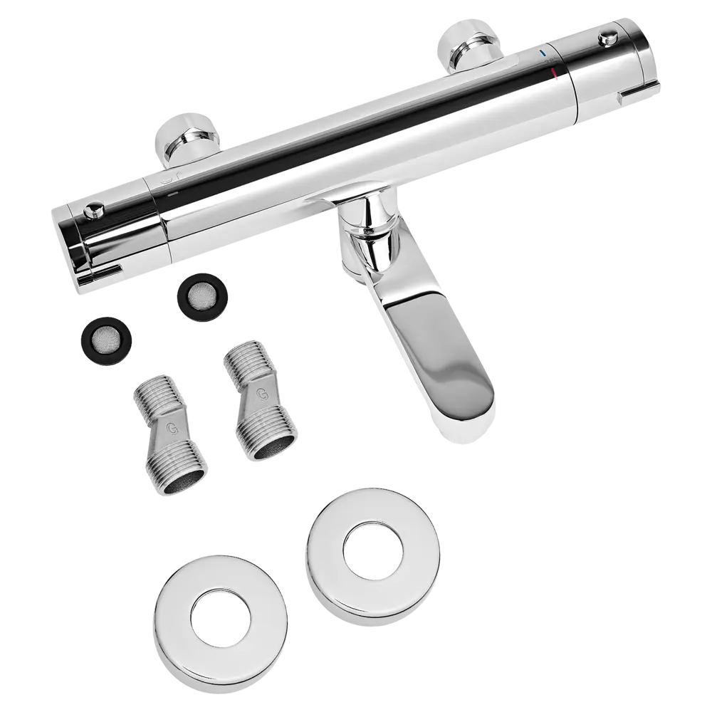 Смеситель термостатический KONSENSA Нарни YH5418-1 с изливом цвет хром STLM-2033948 - Вид №6