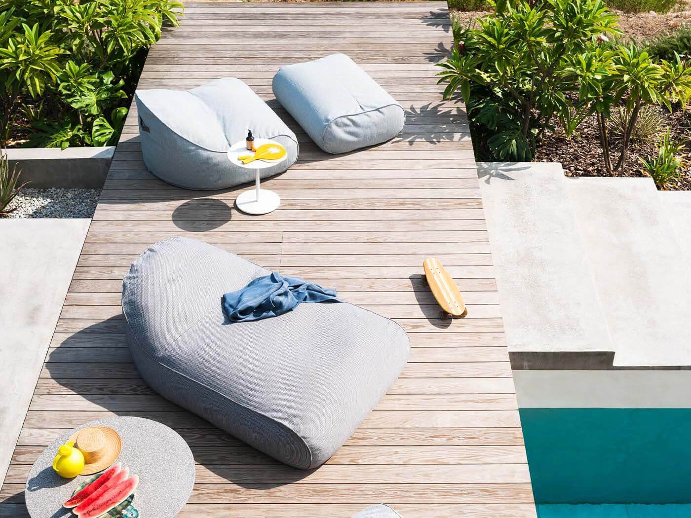 Тканевый мягкий садовый шезлонг RODA Onda ARCH-00054975 - Вид №3