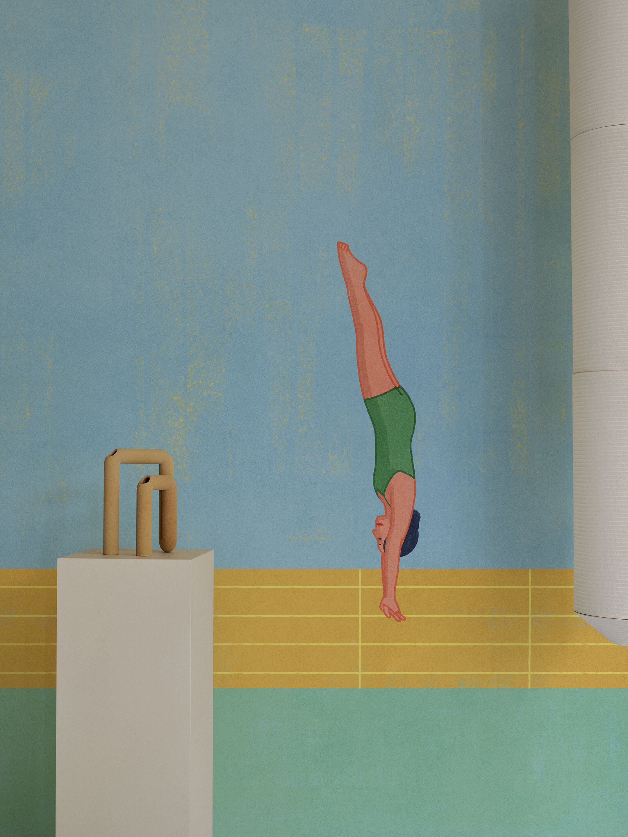 Обои из органического био-винила Wall&decò Современные обои 2025 года ARCH-00128994 - Вид №1