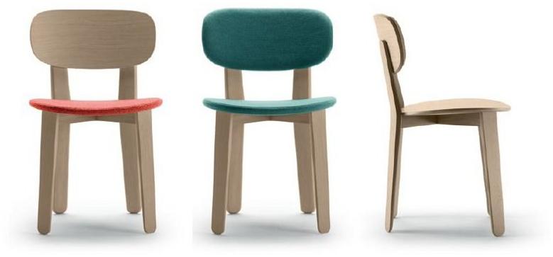 ALKI Стул из мягкой ткани Triku sun-id-1454747 - Вид №4