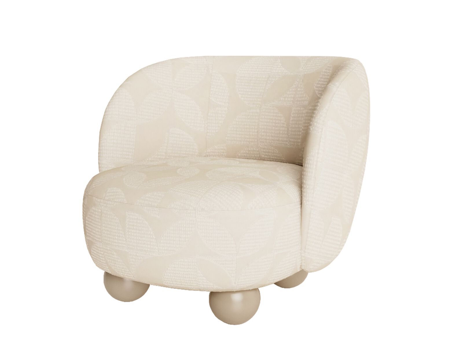 Тканевое кресло с подлокотниками ANA ROQUE INTERIORS ARCH-00143285