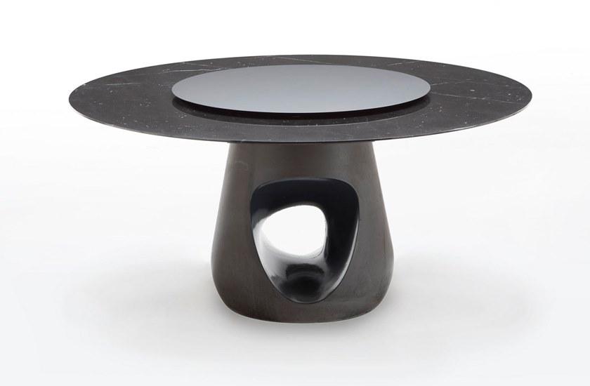 Casamania & Horm Овальный или круглый стол из мрамора и бетона Barbara sun-id-1415565 - Вид №5