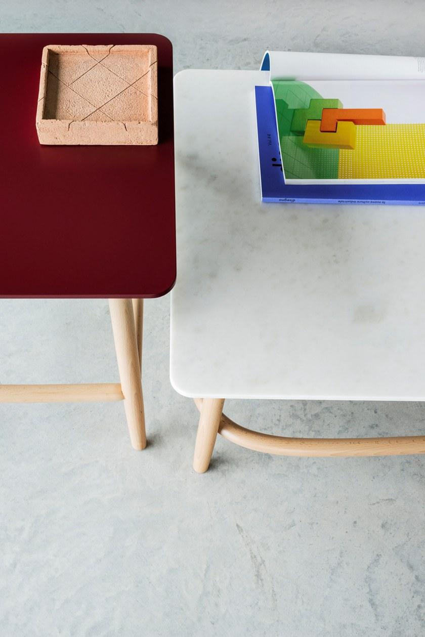 Wiener GTV Design Квадратный деревянный журнальный столик Single curve sun-id-1505347 - Вид №7