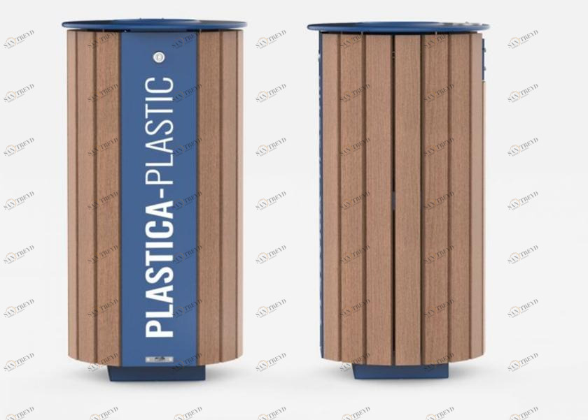 City Design Деревянный мусорный бак для раздельного сбора мусора sun-id-1396706