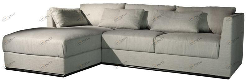 Garbarino 3-х местный тканевый диван с шезлонгом  Eos comp2p + cl 