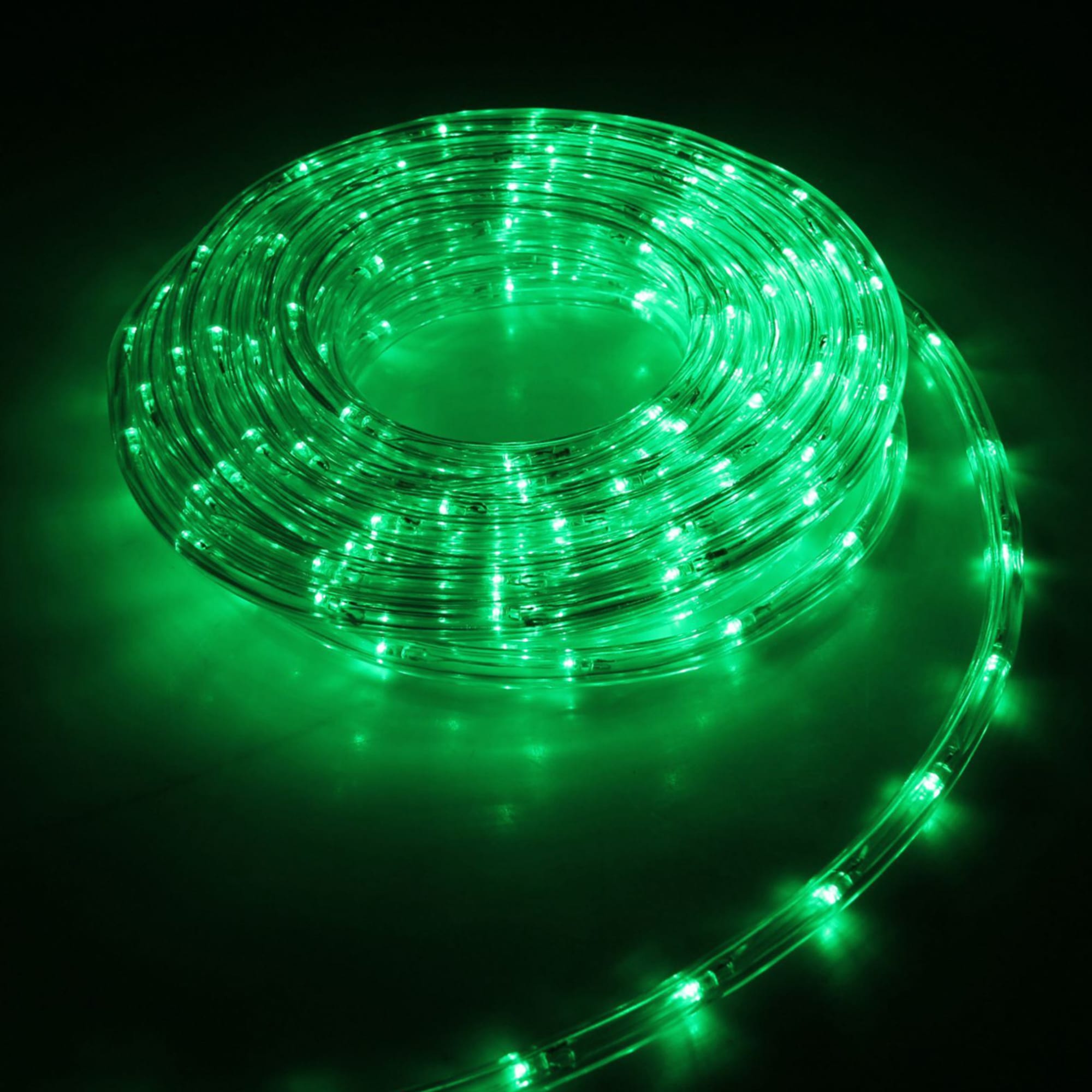 82839233 Электрогирлянда наружная «Дюралайт» 8 м 24 LED/м зелёный Santreyd 