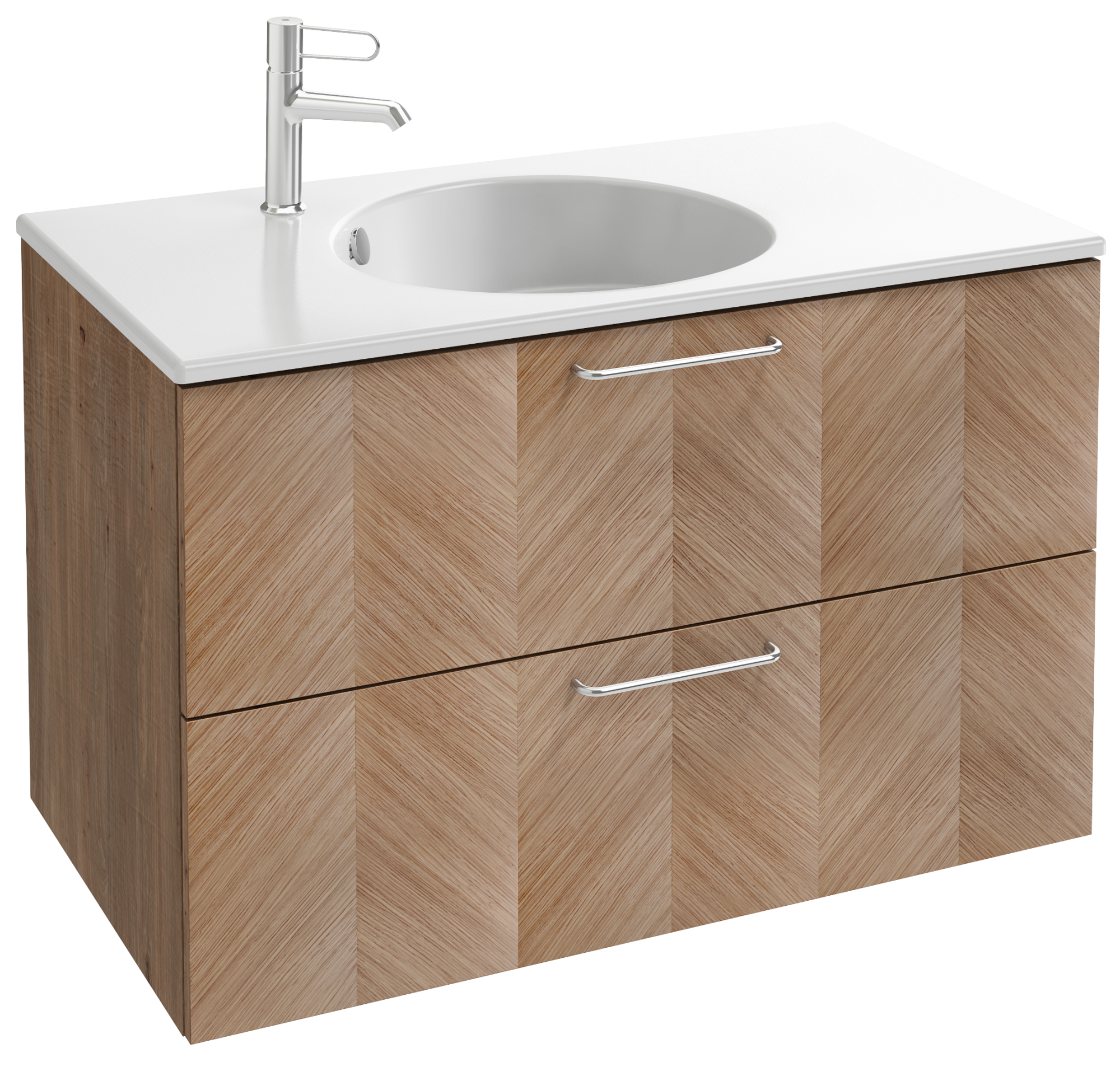 EB2523-R5-E10 Тумба под столешницу 90 см, 2 ящика, хромированная ручка JACOB DELAFON ODÉON RIVE GAUCHE ODEON RIVE GAUCHE