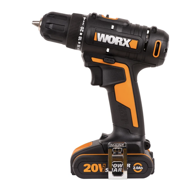 Дрель-шуруповерт WORX WX100.2 PowerShare 20V 5612863 STDN-0093701 - Вид №4