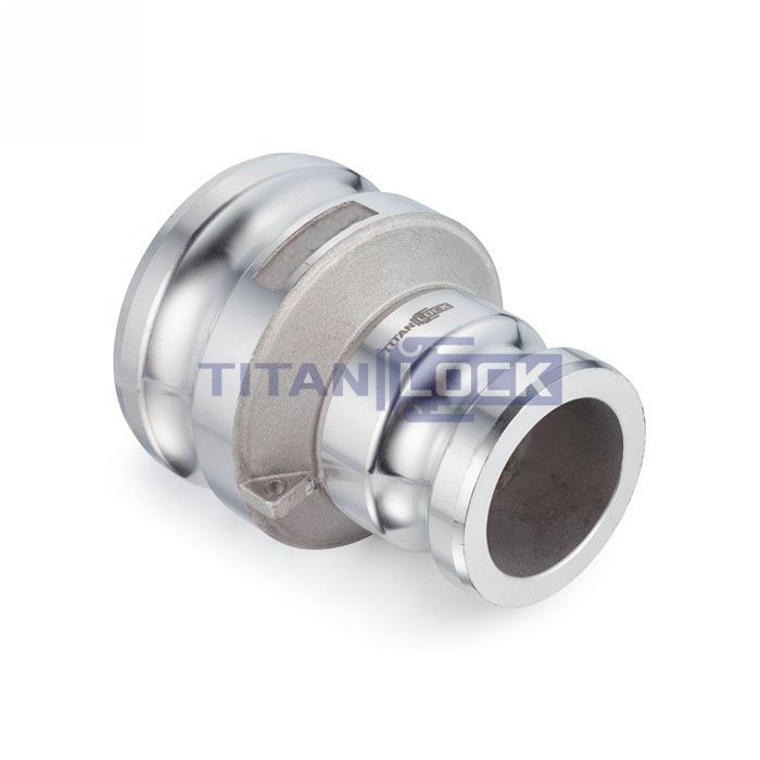 Камлок алюминиевый тип AA (переходник ниппель 1 1/2" х ниппель 2"), TL1520AAAL TITAN LOCK  - Вид №1