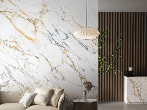 Пол / керамогранит с мраморным эффектом