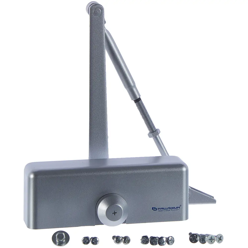 Доводчик 1045 D, 25-45 кг, цвет серебро PALLADIUM STLM-2055092 - Вид №1