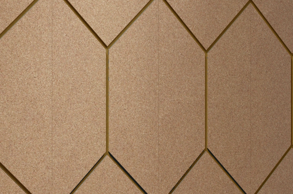 315 048 682 Пробковая 3D-плитка для стен Sunset GRANORTE Groovy
