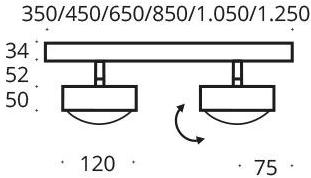 Top Light Металлический потолочный светильник прямого света  8-66288032-lll  - Вид №3