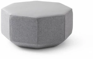 LEOLUX LX Восьмиугольный пуф / журнальный столик из кожи и ткани  Lx642