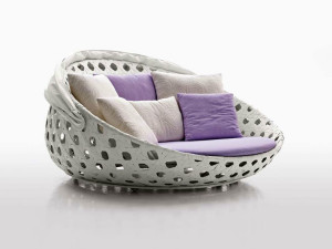 2-местный полиэтиленовый садовый диван