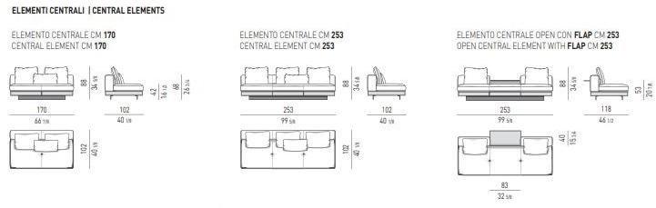 Minotti Модульный тканевый диван Connery sun-id-1465337 - Вид №24