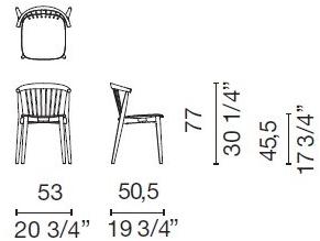 Cappellini Штабелируемый стул ясень Newood Nw_1  - Вид №12