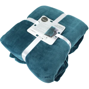 Плед Flamingo 200x220 см микрофибра цвет бирюзовый 82603094 STLM-2087568