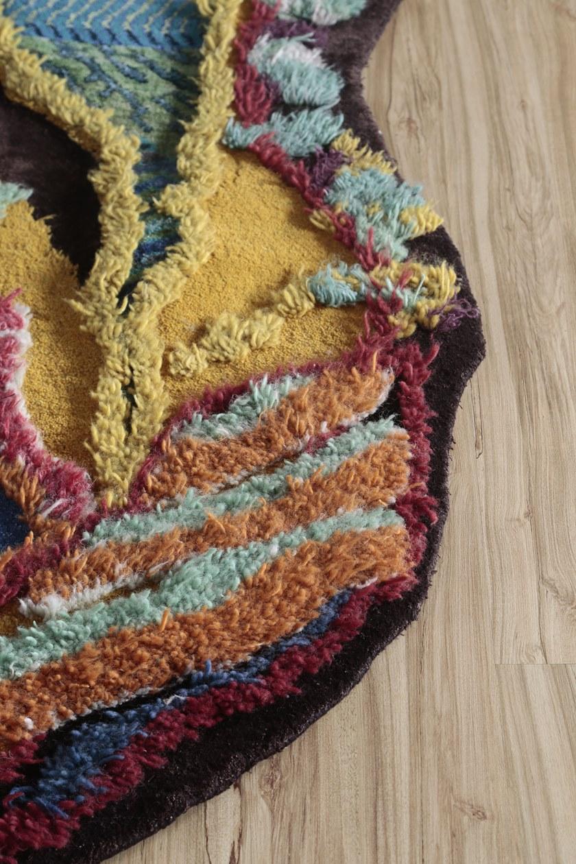 Jaipur Rugs Коврик ручной работы из вискозы и шерсти Jugalbandi Tx-1495 - Вид №3