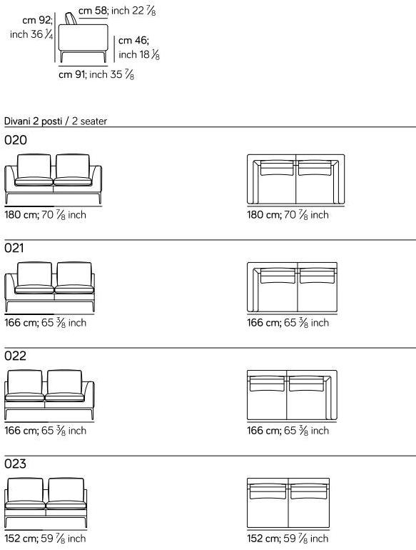 AMURA Модульный угловой диван из ткани Leonard Am024.122+123+022 - Вид №3