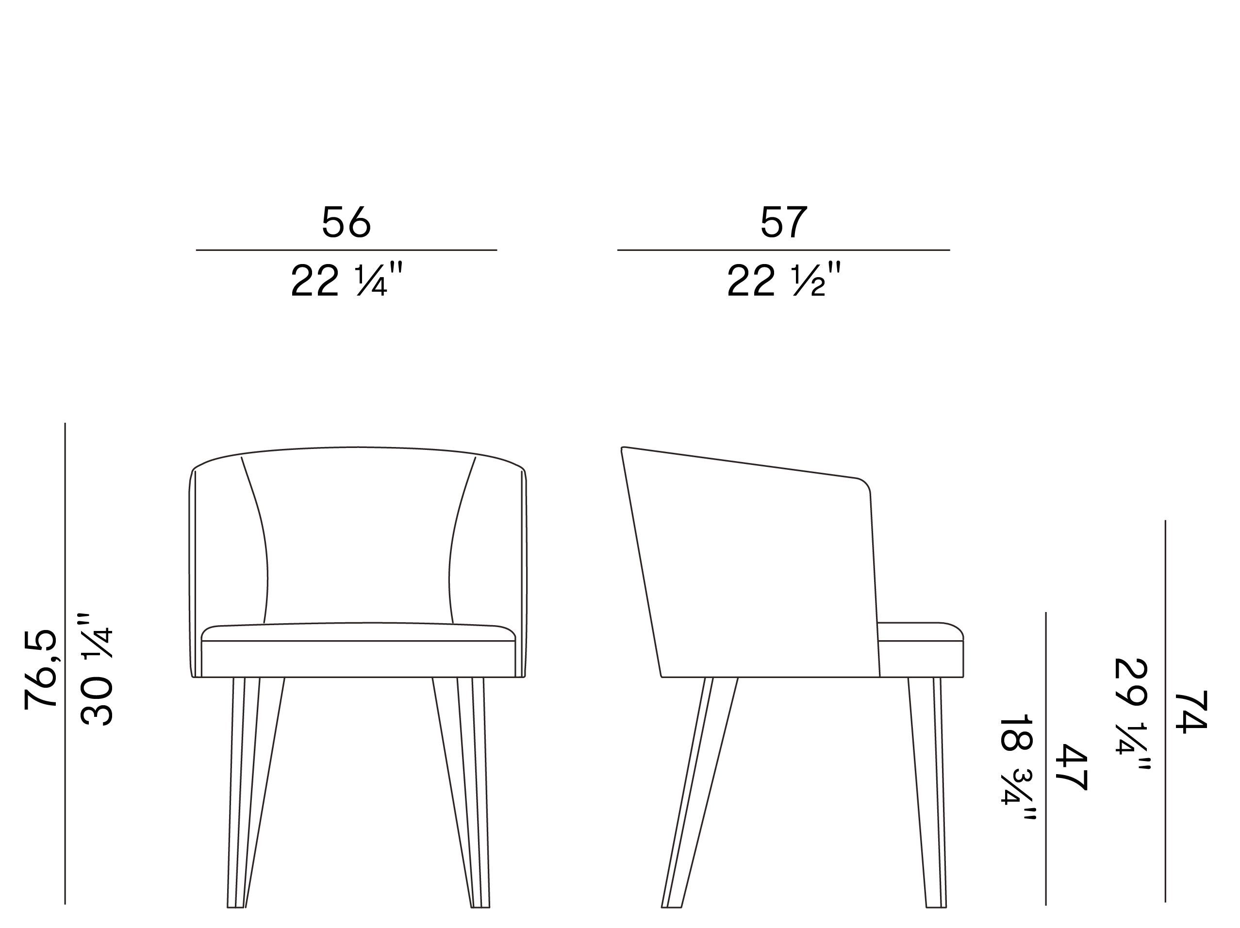 Тканевое кресло с подлокотниками Potocco ARCH-00130578 - Вид №3