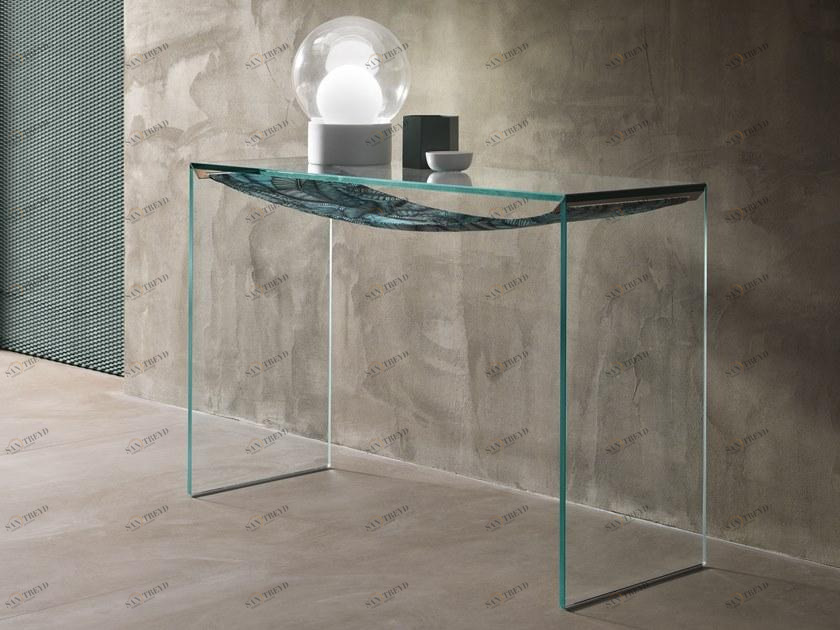 Tonelli Design Прямоугольная стеклянная консоль Amaca sun-id-1402180