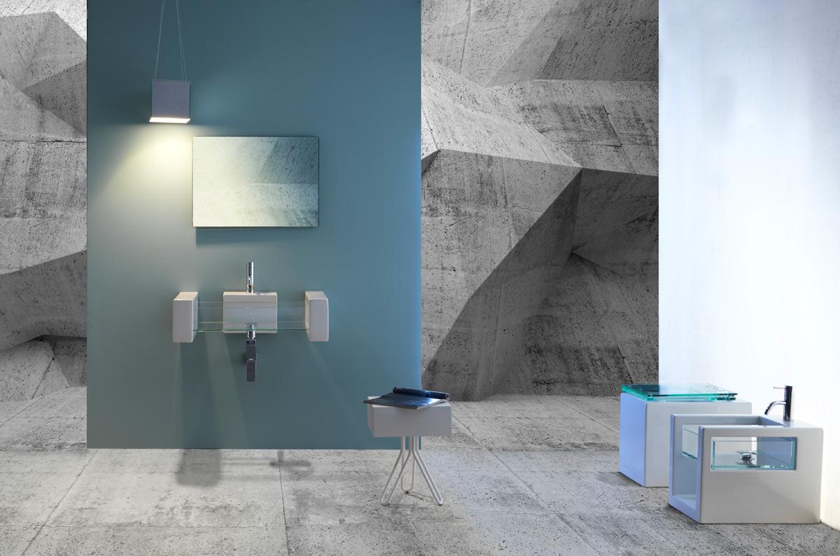 GLLA80 Накладная раковина на столешницу GSG CERAMIC GLASS - Вид №4