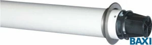 KHG71414061 Коаксиальная труба с наконечником Д80/120, 750мм BAXI