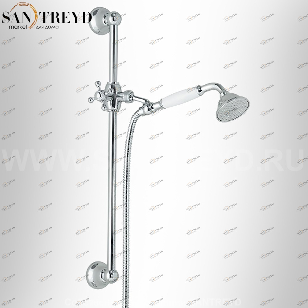 EVERGREEN Ручной душ со стояком хромированный EG450CR Santreyd 