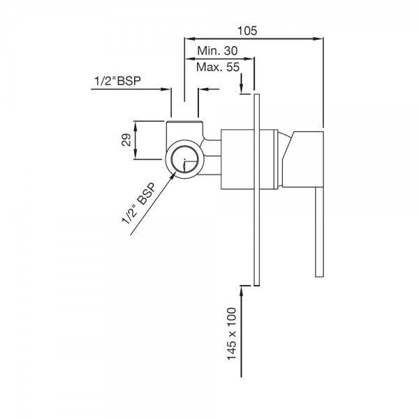LEB-WHM-45139 Запорный вентиль Artize Le Blanc Матовый белый  - Вид №1