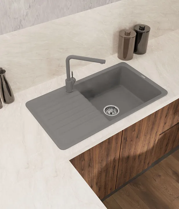 Кухонная мойка Кварц QUARZ S482 GranFest 73-S482 - Вид №1