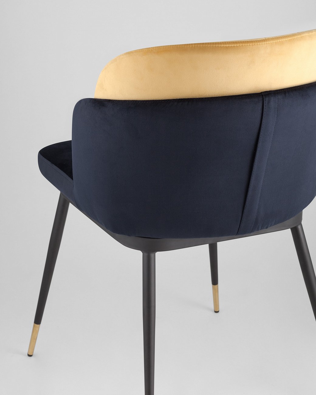 Стул со спинкой синий "Пенелопа" STOOL GROUP ДИЗАЙНЕРСКИЕ, ИНТЕРЬЕРНЫЕ 00-3946262 Желтый;синий  - Вид №6