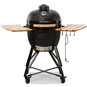 Гриль Kamado Bono Media 20" ø52 h108 см керамика черный