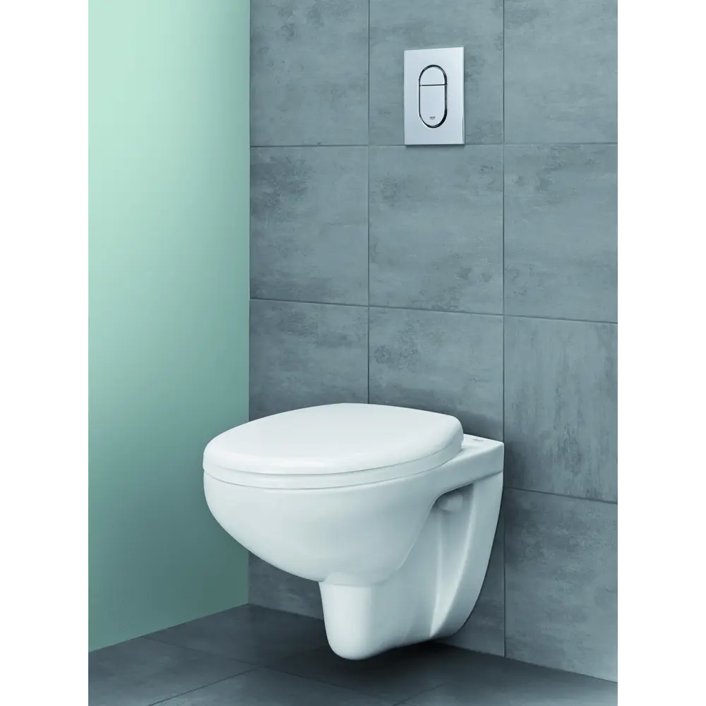 Комплект инсталляция Grohe Solido 5в1 39418000 с унитазом безободковым и кнопкой 81933256 STLM-2140308 - Вид №10