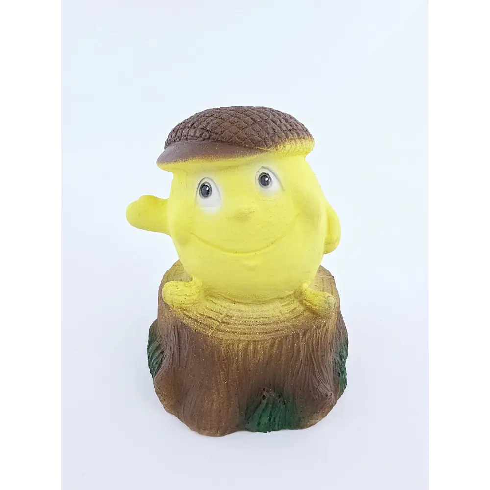 Садовая фигура Колобок на пеньке полистоун 14x11 см Santreyd STLM-2053359