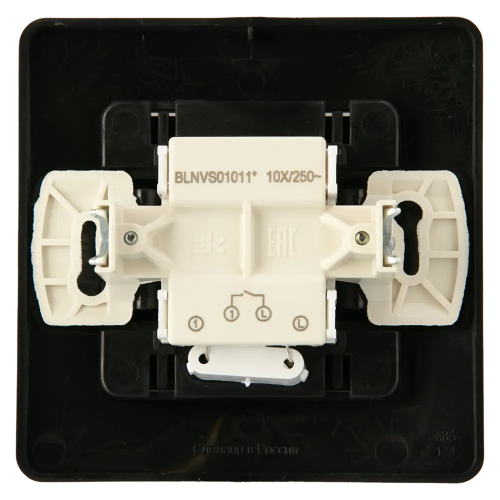 Выключатель встраиваемый Systeme Electric Blanca 1 клавиша с подсветкой цвет антрацит 86728913 STLM-2211864 - Вид №2