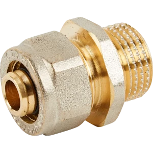 Переходник Aquasfera 1/2"x16 мм НР никелированная латунь 027-8721