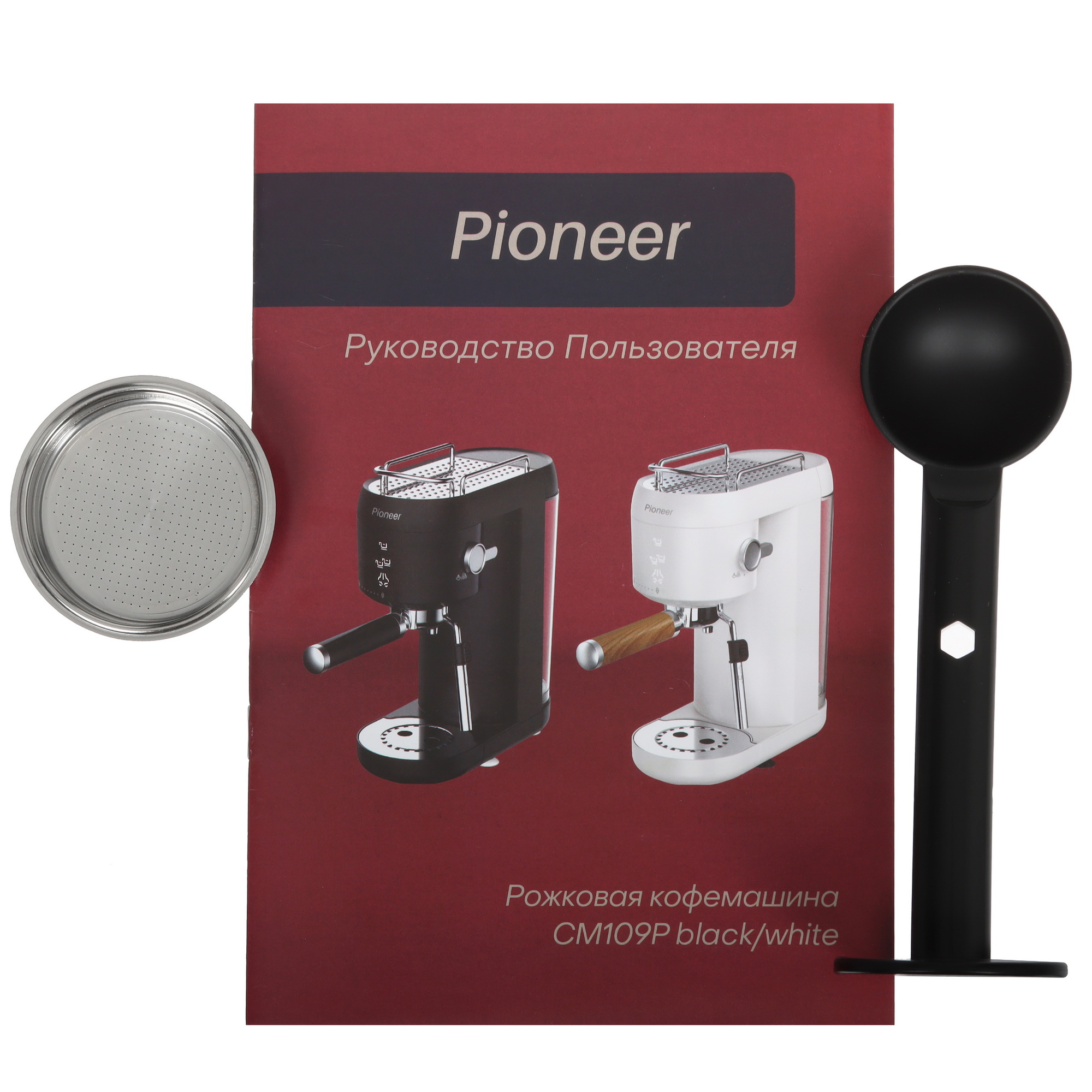 9052701 Кофеварка рожковая Pioneer CM109P white белый STDN-0054549 - Вид №7