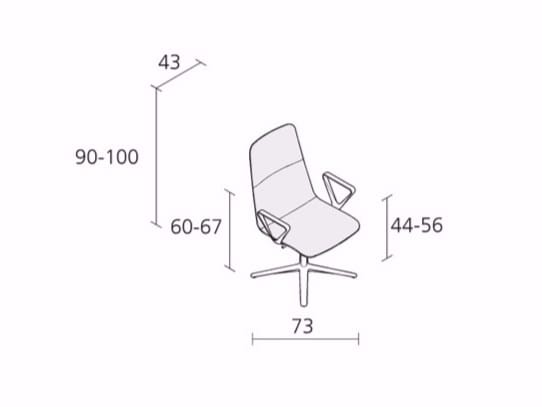Поворотный стул с регулируемой высотой Alias ARCH-00046136 - Вид №3