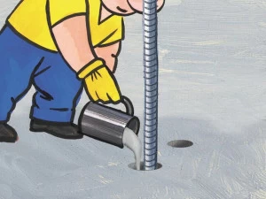 Azichem Безусадочный, жидкий, инъекционный цементный микрометаллический раствор Grout