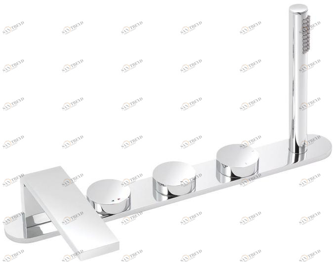 rvb Термостатическая ванна с водопадом и ручным душем Tune 4695.--.70